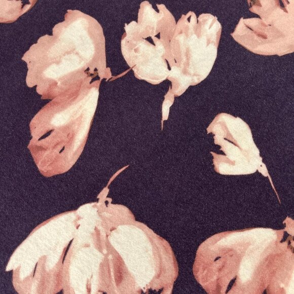 Simply Vera Wang navy with pink floral print. Size small. - Picture 3 of 6